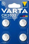 Pile lithium Varta CR2032 4 pièces