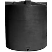 Plast'up Rotomoulage - Cuve de stockage eau 5000 verticale-Noir-190cm