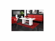 Table basse relevable extensible 120-170 x 75 x 50-