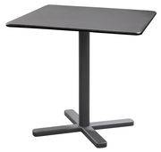 Table pliante Darwin / 80 x 80 cm - Emu noir en métal