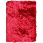 Thedecofactory - toodoo - Tapis à poils longs extra-doux rouge 60x90 - Rouge