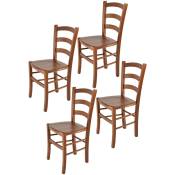 Tommychairs - Set 4 chaises venice pour cuisine, bar