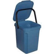 Denox Seau Organique 10 litres, Plastique, Bleu, 235x265x285