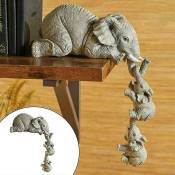 Fortuneville - elephant Sitter Hand Figurines Hanging