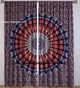 Handicraft-Palace Indian Paon Mandala Tenture Murale