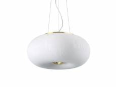 Ideal lux arizona - luminaire suspendu rond à 3 ampoules,