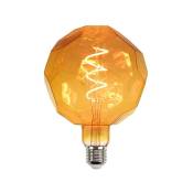 Iluminashop - Ampoule led Filament E27 G125 4W Ambre