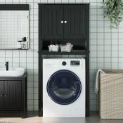 Prolenta Premium - Maison du'Monde - Armoire pour machine à laver berg noir bois