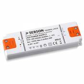 SEBSON® Transformateur LED 220v 12v 30W, LED Driver,