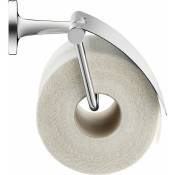 Starck t Dévidoir de papier wc avec couvercle Chromé 125x83x131 mm - 0099401000 - Duravit