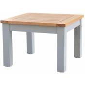 Table Basse de Jardin Chillvert Bérgamo Aluminium Bois 46,1x6,1x32,5 cm