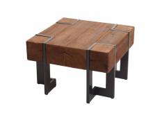 Table basse hwc-a15, table de salon, bois de sapin
