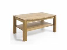 Table basse kalos 110 x 70 cm en bois de chêne massif