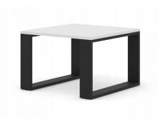 Table basse luca 60x60 cm blanc mat