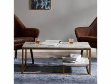 Table basse moderne versanora marmo effet marbre pour salon vnf-00036