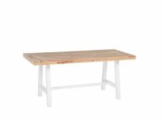 Table en bois pieds blancs scania 97594