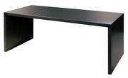 Table rectangulaire Big Irony Desk / 200 x 90 cm - Zeus noir en métal