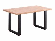 Table roma. Plateau en bois de chêne avec finition