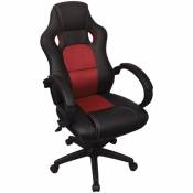 Vidaxl Chaise de bureau en cuir artificiel Rouge |