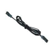 Câble de rallonge avec connecteurs rapides à 2 broches, 2m, noir