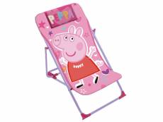 Chaise longue pliante - peppa pig