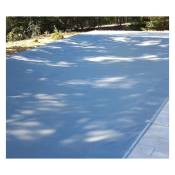 Direct Filet - Couverture d'hivernage (grille) à sangle pour piscine Couleur: Gris - Dimension: 4.50 x 8.50 m - Gris