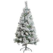 Fééric Lights And Christmas - Sapin Floqué Minnesota 150 cm - Feeric lights & christmas - Blanc