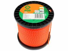 Flo fil de coupe-herbe silent 2,4 mm 90 m orange
