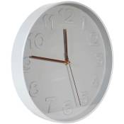 Horloge ronde en plastique Sweet 30.5 cm - Gris