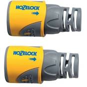 Hozelock - 2050P0025 - Connecteur Aquastop (15 mm) Pack de 2 unid.
