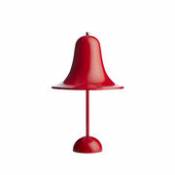 Lampe sans fil Pantop Portable / LED - Verner Panton (1980) - Verpan rouge en plastique