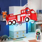 Led rvb Pompiers De Voiture Plafond Pendule Lampe Suspendue