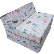 Matelas lit fauteuil futon pliable pliant choix des couleurs - longueur 200 cm (GLORY)