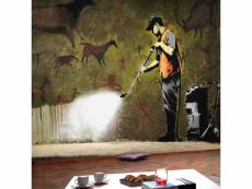 Papier peint banksy cave painting l 300 x h 210 cm A1-XXLNEW011565