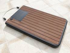 Plancher Solairs pour douche de piscine solaire Bois
