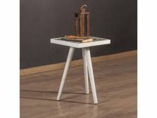 Table d'appoint carrée götene trépied 45 x 32 x