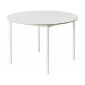 Table ronde blanche 110 cm Base - Muuto