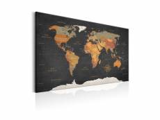 Tableau - world map: secrets of the earth-90x60 A1-N5873-DK