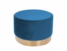Tabouret 55x55x43 zace bleu fait main en bois idéal pour la chambre
