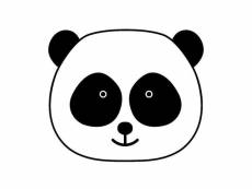 Tampon en bois - tête de panda ARTHA1049