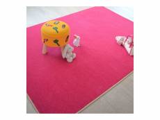 Tapis chambre d'enfant - pailleté flash - rose - 145 x 200 cm