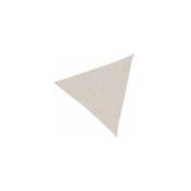 Toile ombrage polyéthylène triangulaire beige crème 300x300x300cm - Beige