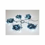 6 speed light led - steady - 280 white lamps - green wire - 24 v (for tree of 210 cm)