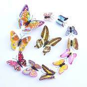 84PCS Papillons Stickers Muraux - Décor de Papillons