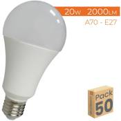 Ampoule led A70 E27 20W 2000LM Blanc Neutre 4500K -