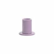 Bougeoir Tube Small / H 5 cm - Céramique - Hay violet en céramique