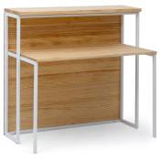 Box Furniture - Comptoir Icub avec bureau style scandinave120x62x110