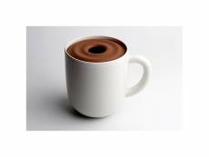 Dérouleur de papier toilette en forme de mug cappuccino