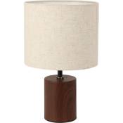Home Styling - Lampe de table avec abat-jour en tissu,