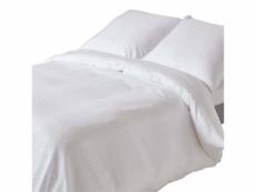 Homescapes parure de lit blanc 100% coton egyptien 330 fils 155 x 220 cm BL1244F